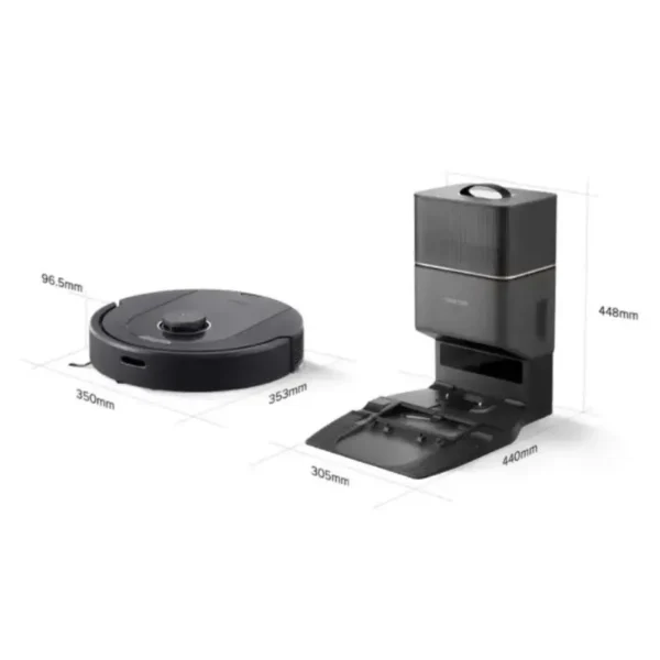 Roborock Q5 Pro Plus sort dimensioner